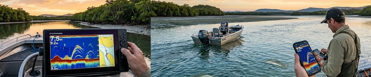 fish finders australia LUCKYLAKER Wired Sensor Finder Boat Waterproof Portable Depth Finder Display Transducer Kayak Fish Sonar Fishing Gear Fish Finders – Fish N